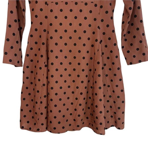 Christy Dawn Polka Dot Fox Dress 100% Viscose - Picture 4 of 9